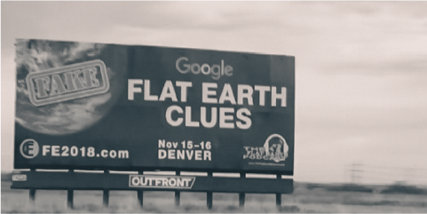 Flat Earth Clues Billboard