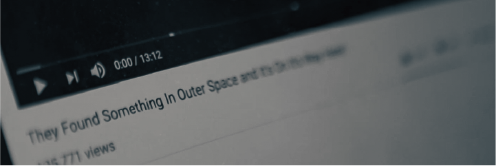 Video with the title they found something in outer space